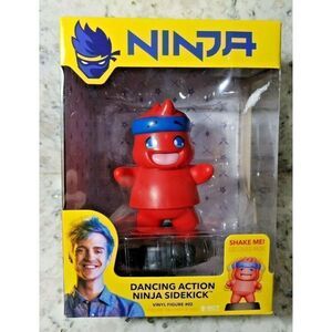 Ninja Gamer Dancing Action Ninja Sidekick Bobblehead Vinyl‎ Figure #02 NEW